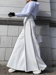 Striped Loose Wide Leg Trousers Casual Pants Bottoms