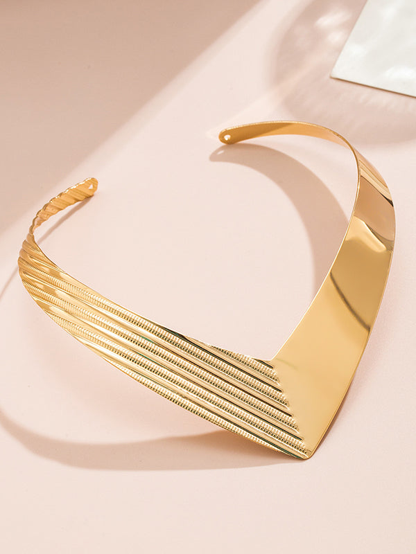 Asymmetric Solid Color Irregularity Necklaces Accessories