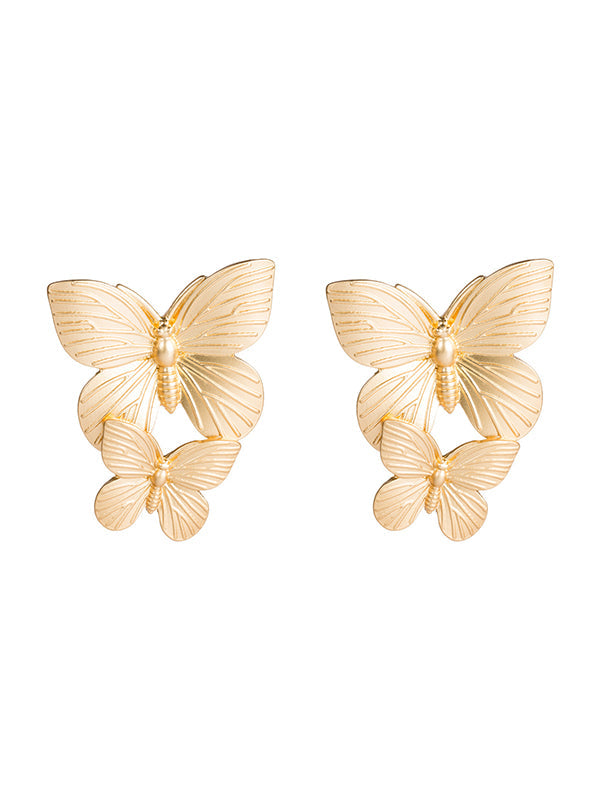 Butterfly Shape Normcore Drop Earrings