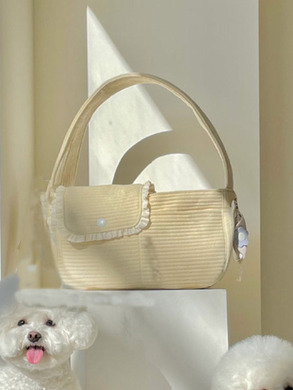 Cute 4 Colors Falbala Pet Bag Accessories