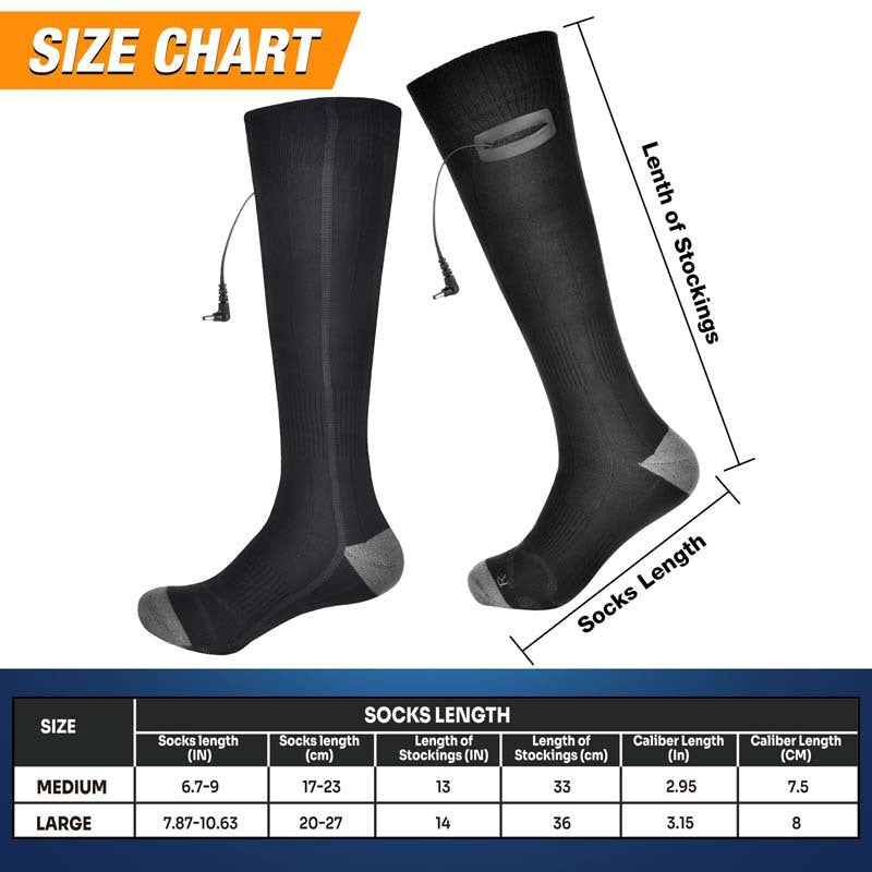 Going Out Keep Warm Electric Heating Socks