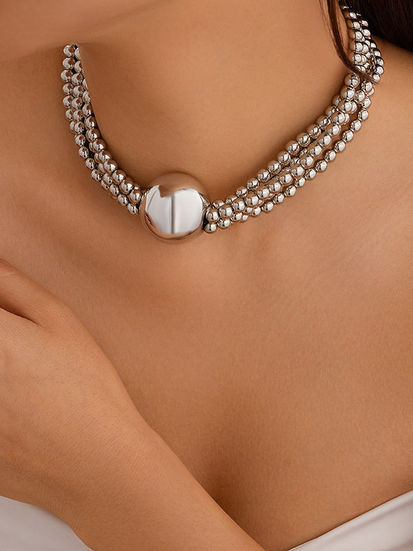Beaded Solid Color Necklaces Accessories Dainty Necklace
