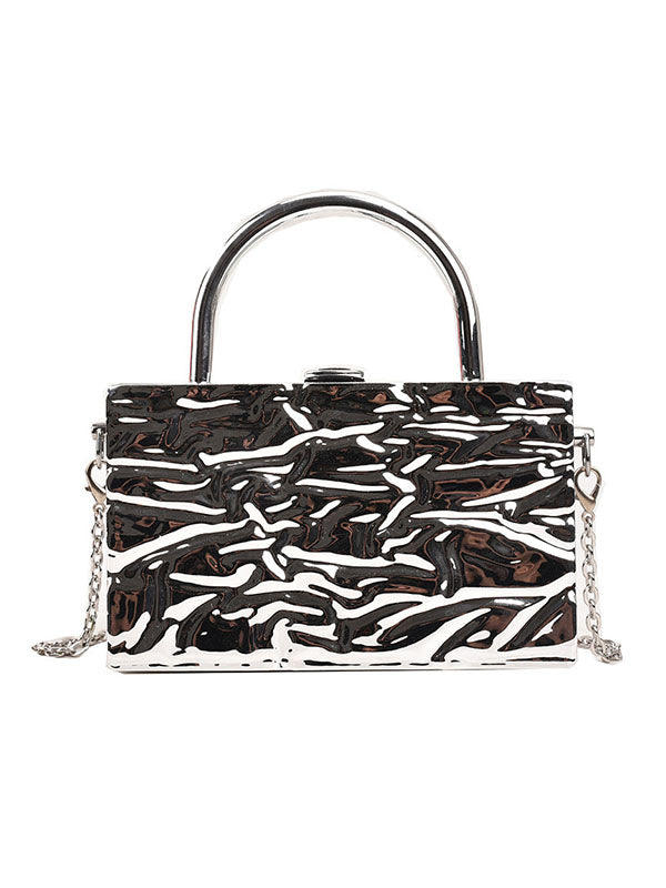 Chains Solid Color Handbags Crossbody Bags