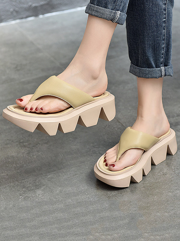 Split-Joint Wedges & Flatform Shoes Slippers