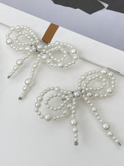 Bow-Embellished Shiny Irregularity Anklets