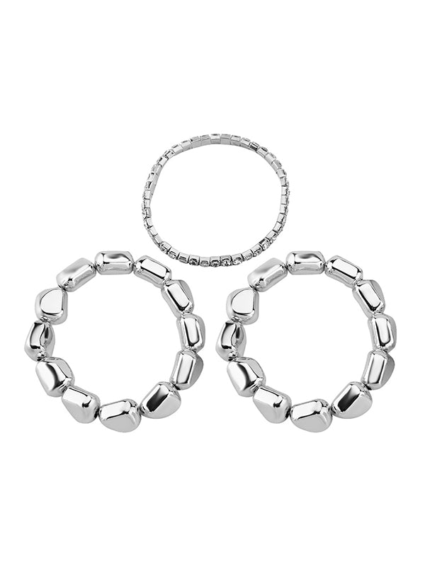 Geometric Rhine Stones Normcore Bracelet Accessories