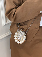 Beaded Shiny Shell-Shaped Crossbody Bags Bags Accessories