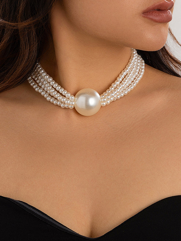 Beaded Solid Color Necklaces Accessories Dainty Necklace
