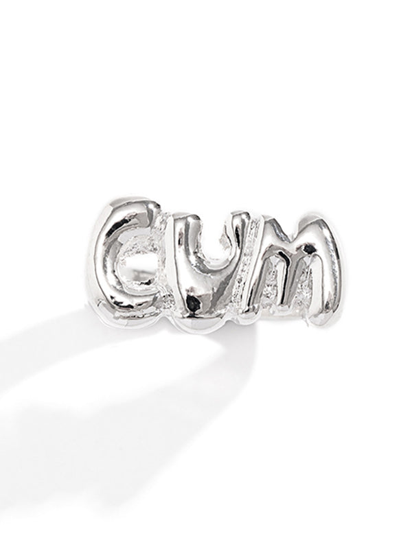 Adjustable Geometric Hollow Normcore Rings Accessories