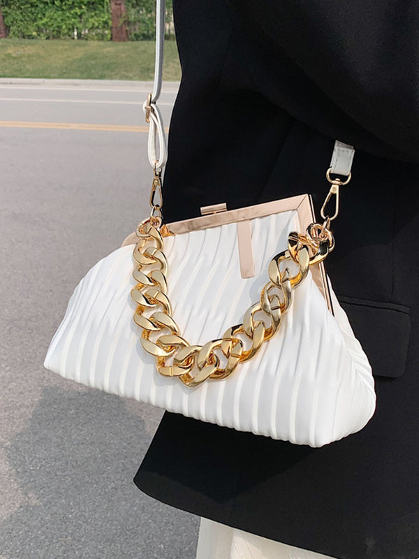 Stylish Chains PU Bags Accessories