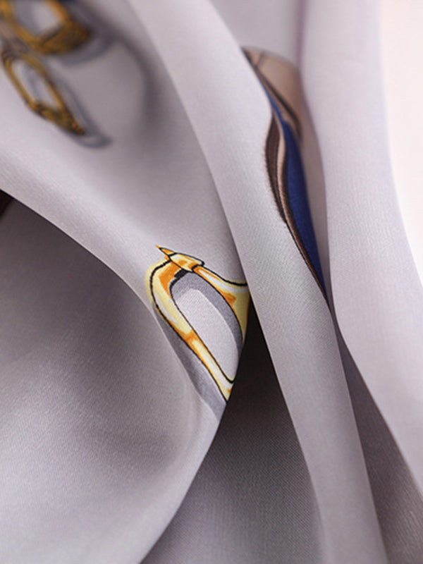 Artistic Retro Vintage Printed Shawl&Scarf