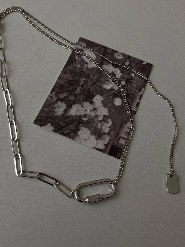 Solid Color Geometry Necklace Accessories