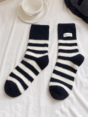 Contrast Color Striped Socks