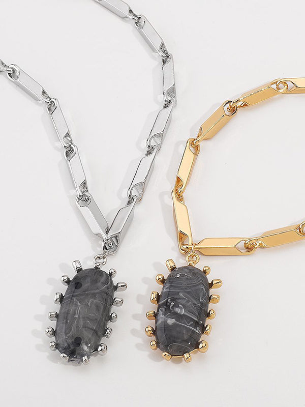 Chains Geometric Normcore Necklaces Accessories