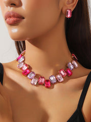 Chains Contrast Color Necklaces Accessories