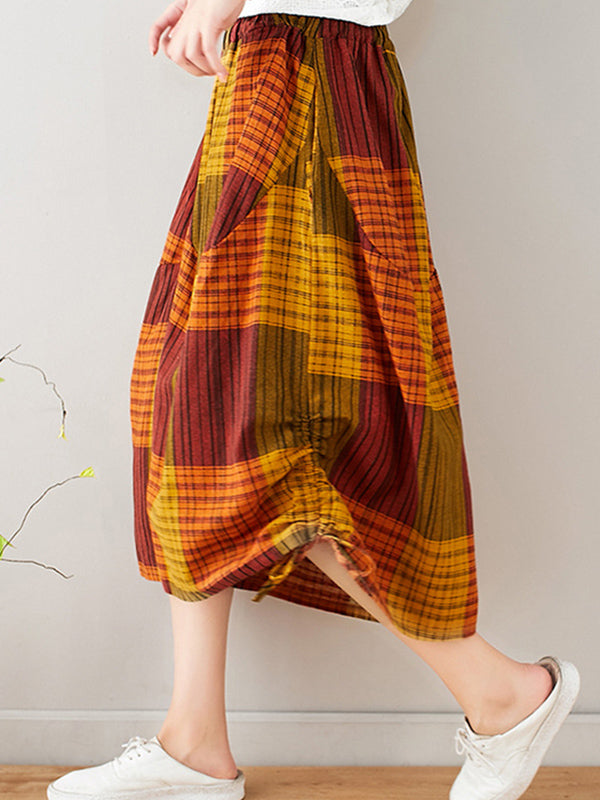 Ethnic Printed Bloomers Cropped Pants