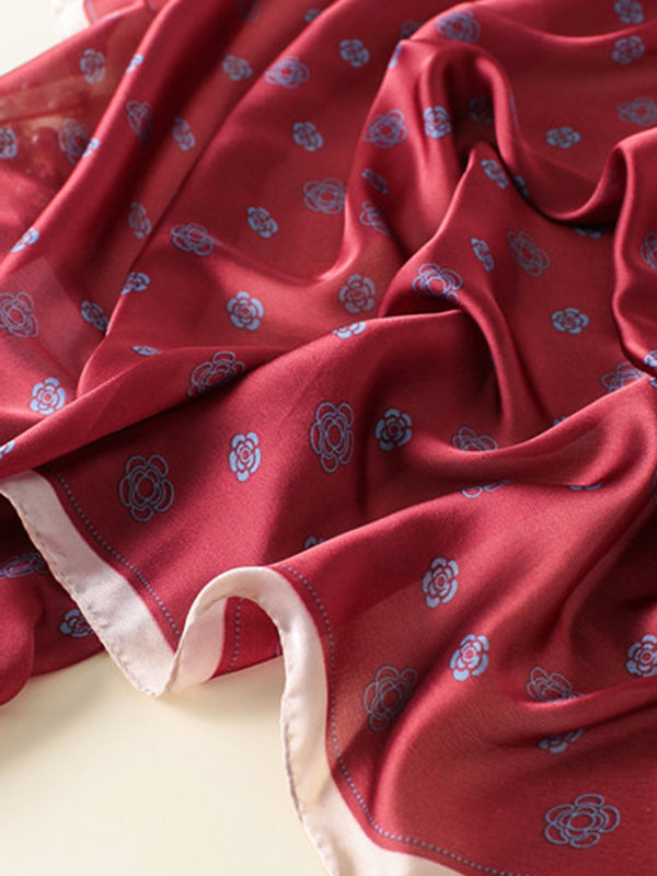 Floral Keep Warm Printed Wrap Scarf