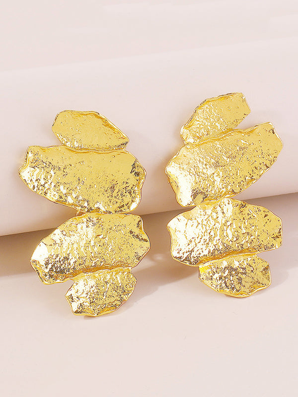 Geometric Solid Color Earrings Accessories Drop Earrings