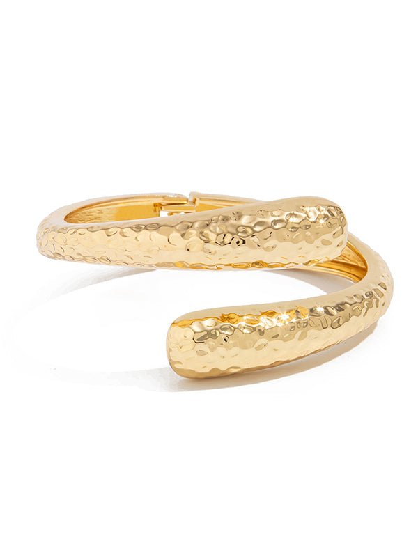 Geometric Pleated Shiny Irregularity Bracelet Accessories