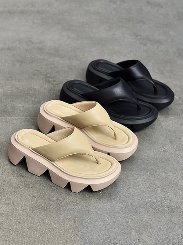 Split-Joint Wedges & Flatform Shoes Slippers