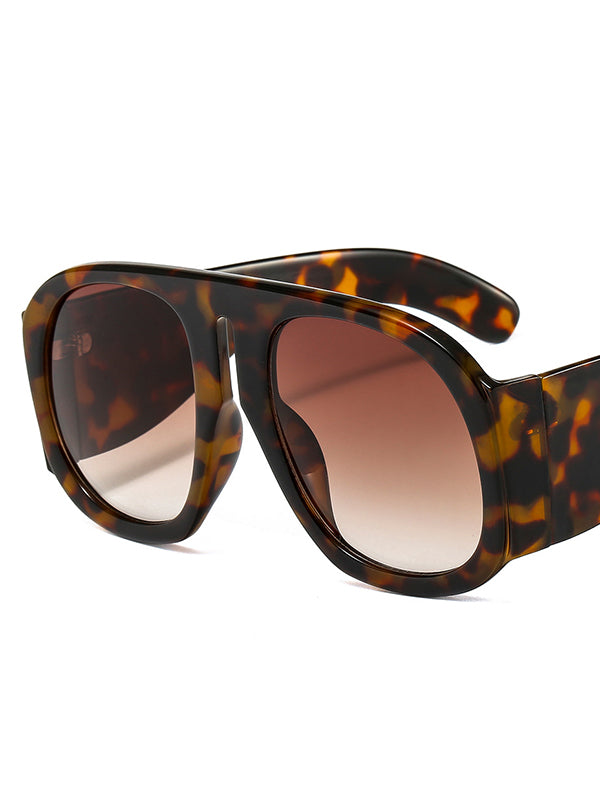Geometric Sun-Protection Sunglasses Accessories