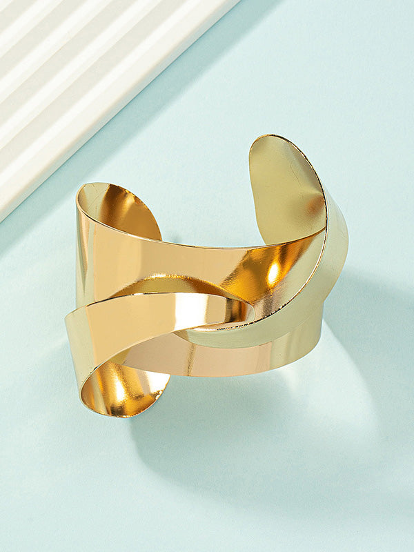 Geometric Hollow Solid Color Bracelet Accessories