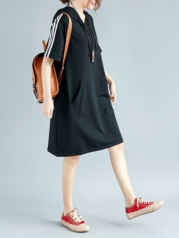 Casual With Pocket Hoodies&Dress