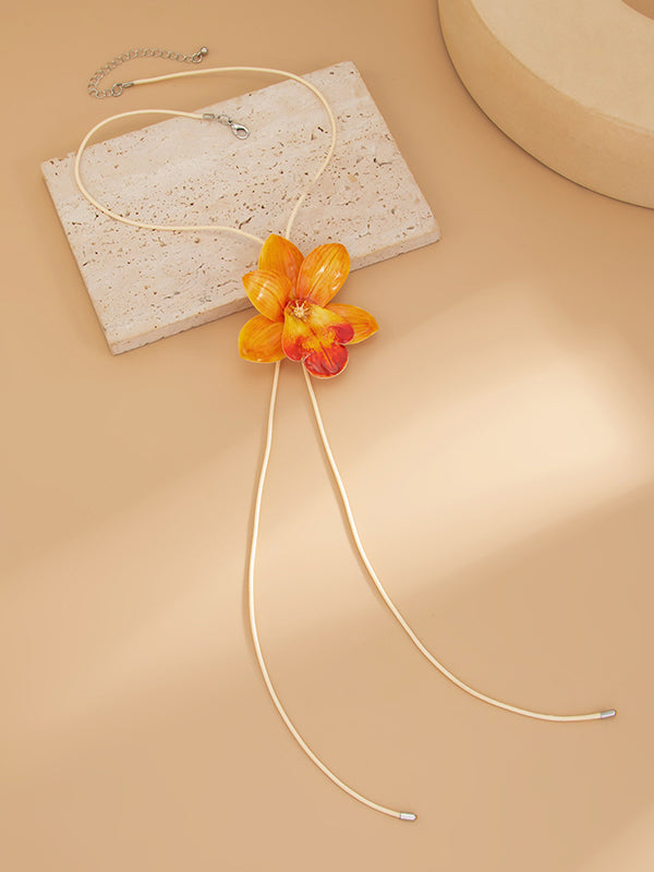 Chains Flower Shape Necklaces Accessories Earrings Accessories Armlet Accessories