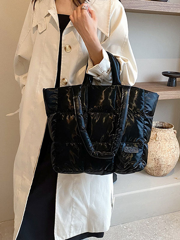 Split-Joint Padded Tote Bags Handbags Bags