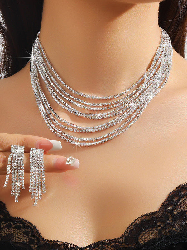 Layered Necklaces Accessories Drop Earrings