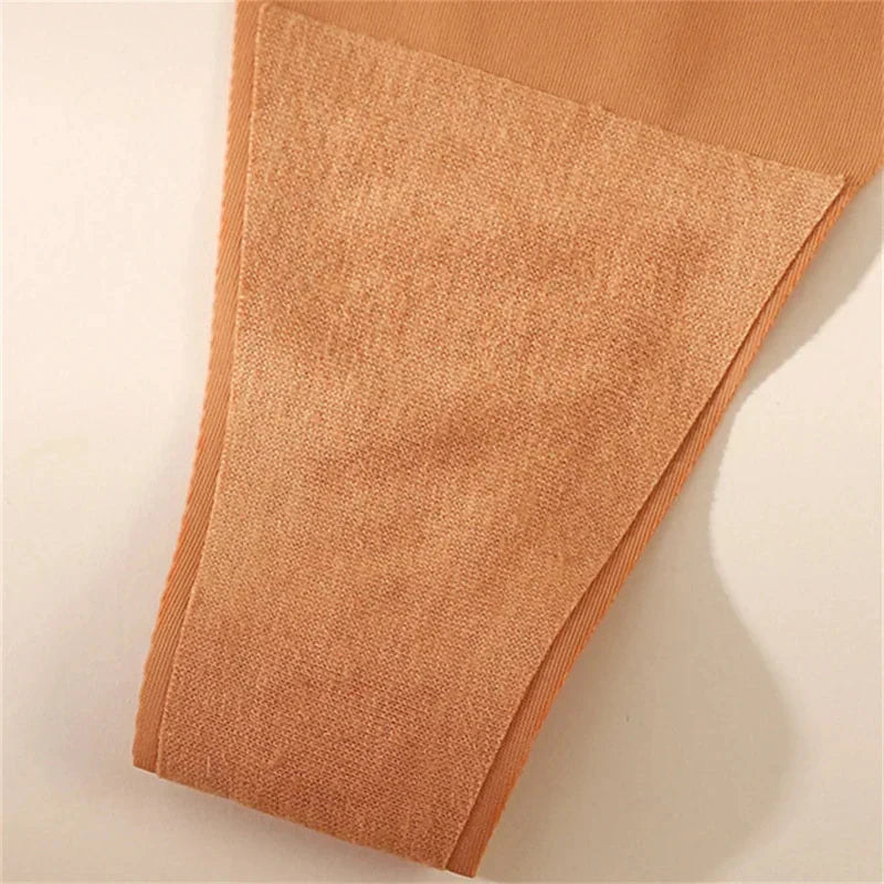 3pcs Simple and Seamless Ice Silk Thong One-piece Underwear Low Waist Breathable T-back Plus Size