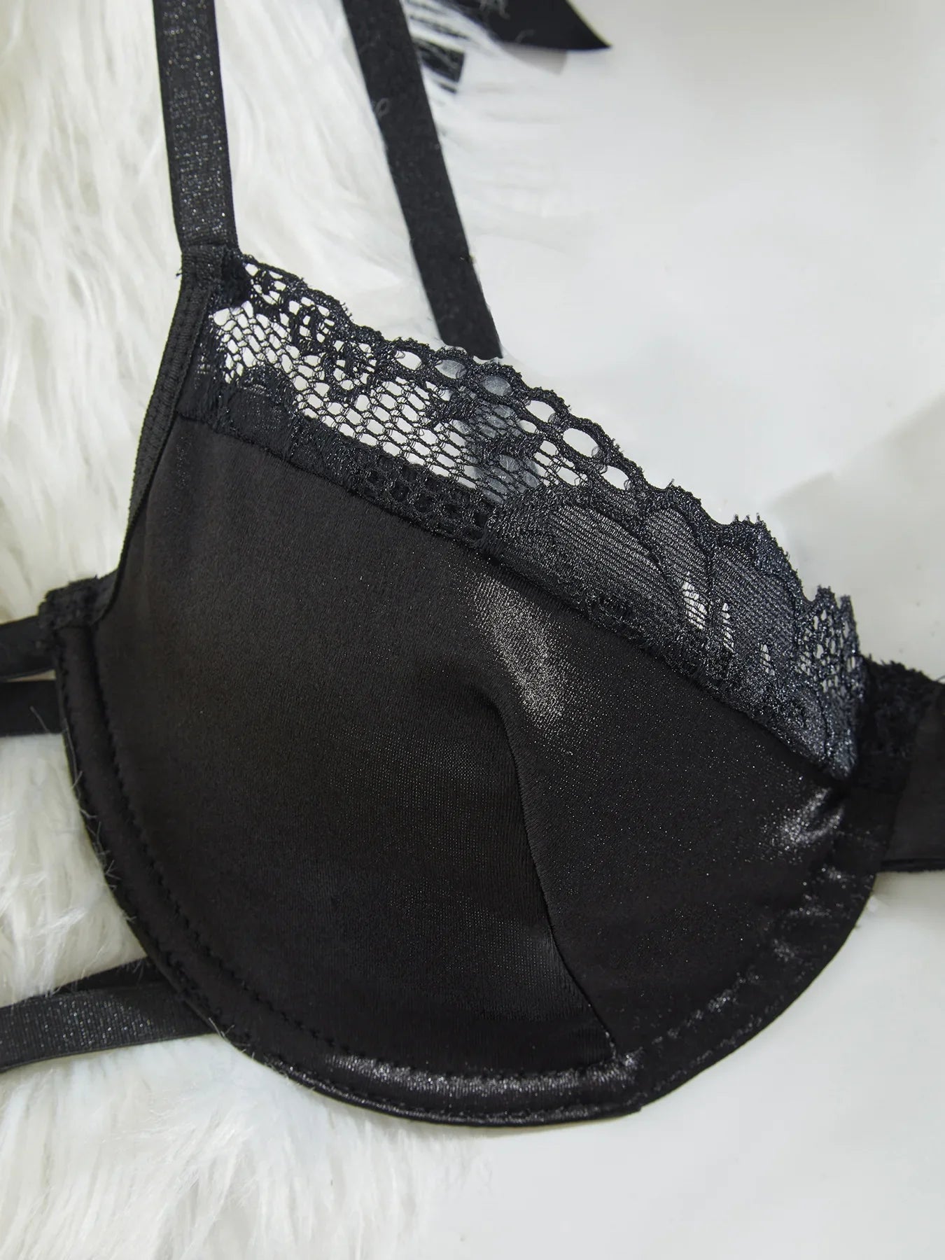 4 Piece Set Western Lace Trim Thong