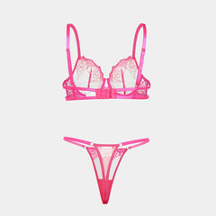 4 Pieces Embroidery Bra