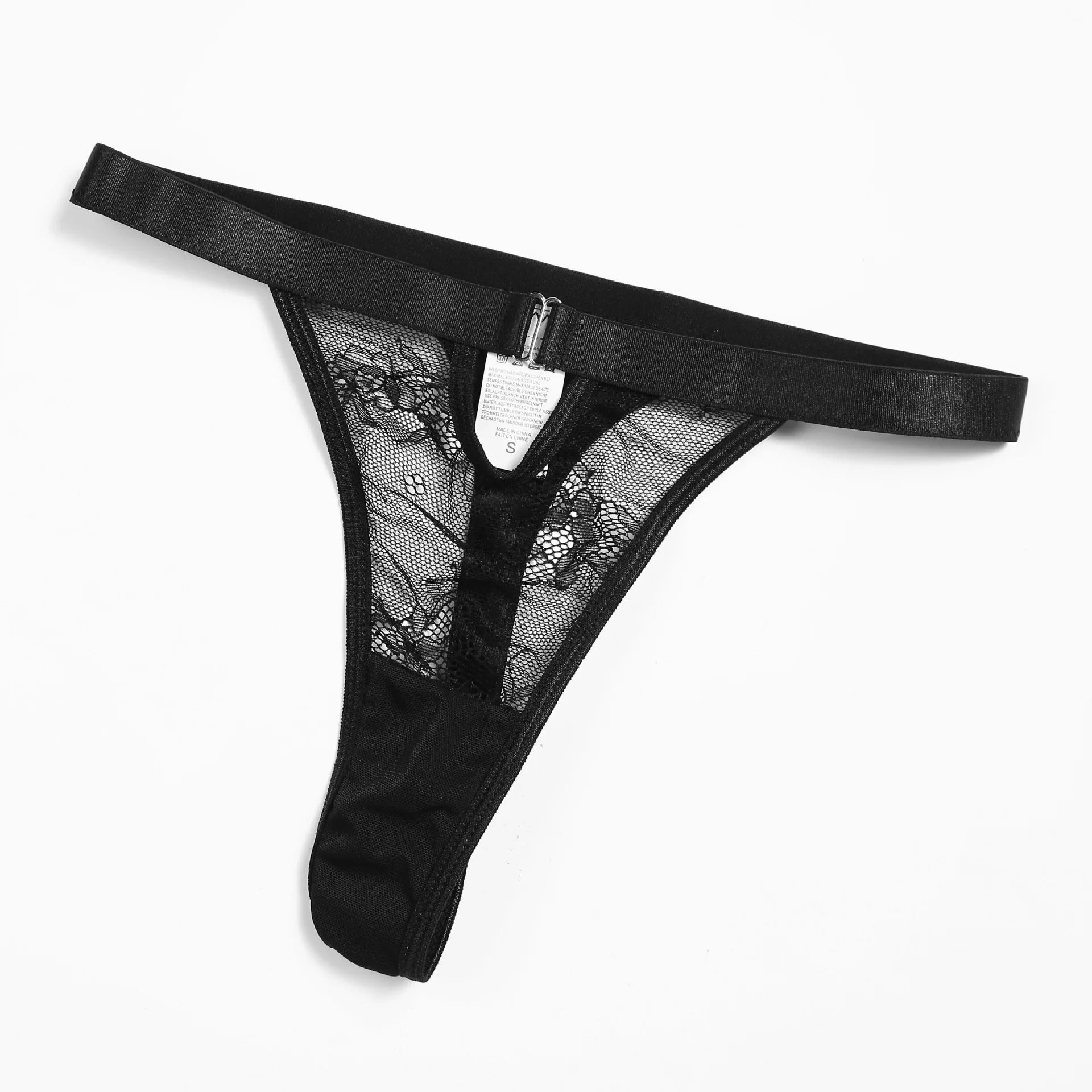 4 Pieces Western Lace See Through Bra