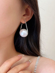 Rhine Stones Drop Earrings