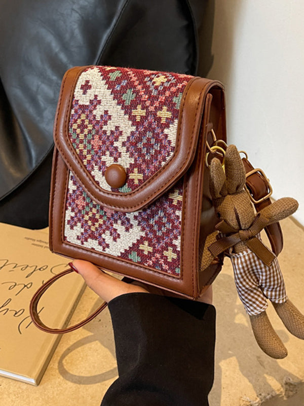 Geometric Split-Joint Crossbody Bags