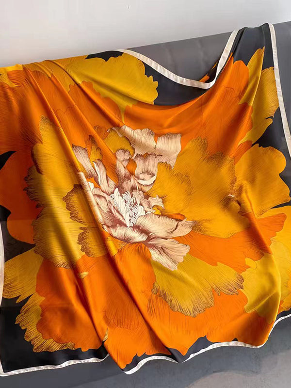 Floral Printed Scarf Headband