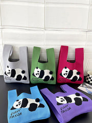 Animal Printed Woven Handbag Bags Accessories