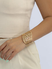 Geometric Hollow Leaves Shape Bracelet Accessories