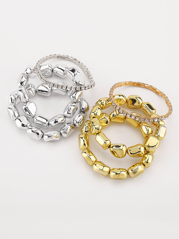 Geometric Rhine Stones Normcore Bracelet Accessories