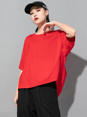 Solid Round-Neck T-Shirts