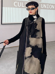 Original Print Round-Neck Jumper Dress