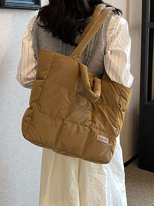 Split-Joint Padded Tote Bags Handbags Bags