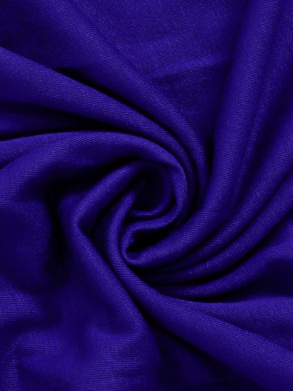 Pleated Pockets Solid Color Split-Joint High Waisted Short Sleeves Round-Neck Maxi Dresses