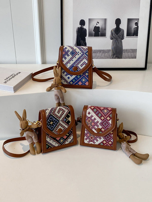 Geometric Split-Joint Crossbody Bags