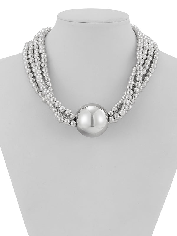 Beaded Solid Color Necklaces Accessories Dainty Necklace