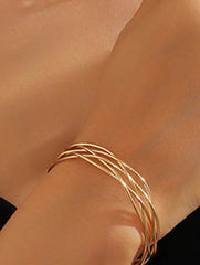 Geometric Hollow Solid Color Necklaces Accessories Bracelet Accessories