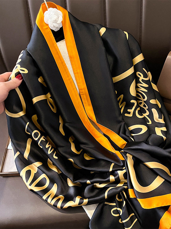 Flower Print Sun protection Shawl&Scarf