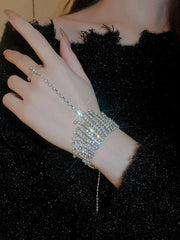 Rhine Stones Tasseled Bracelet Accessories