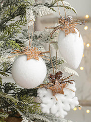 Snowflake Festival Christmas Tree DIY Decoration Accessories